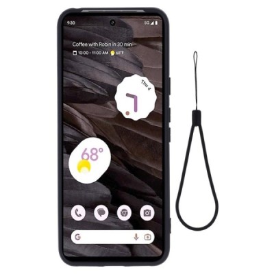 Google Pixel 8 Shell kieto silikono (TPU) dėklas juodas - nugarėlė | Priedai.lt