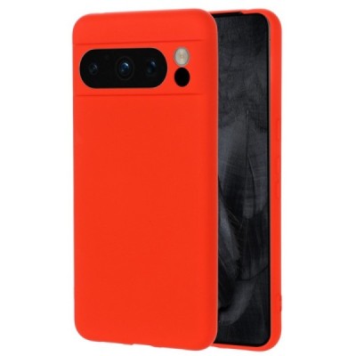 Google Pixel 8 Pro Shell kieto silikono (TPU) dėklas raudonas - nugarėlė | Priedai.lt