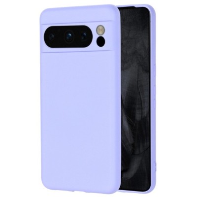 Google Pixel 8 Pro Shell kieto silikono (TPU) dėklas violetinis - nugarėlė | Priedai.lt