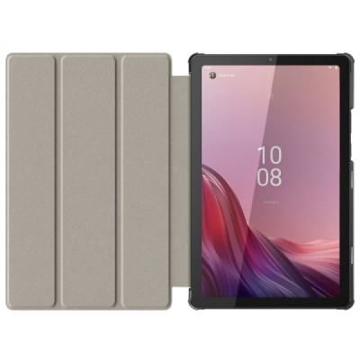 Lenovo Tab M9 9" atverčiamas juodas odinis dėklas - knygutė | Priedai.lt
