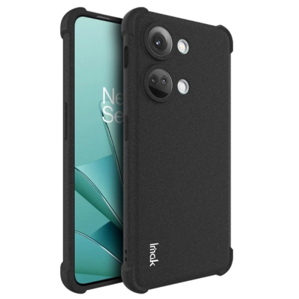 „Imak“ sustiprintos apsaugos kieto silikono (TPU) dėklas - juodas (OnePlus Nord 3)
