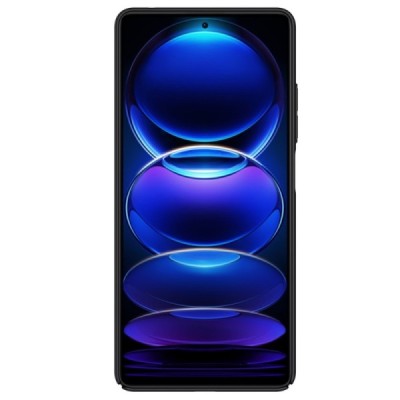 Nillkin Frosted Shield Xiaomi Redmi Note 12 Pro+ 5G juodas plastikinis dėklas | Priedai.lt