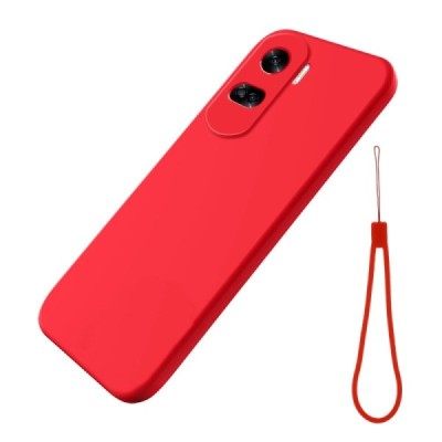 Huawei Honor 90 Lite (X50i) Shell kieto silikono TPU raudonas dėklas - nugarėlė | Priedai.lt