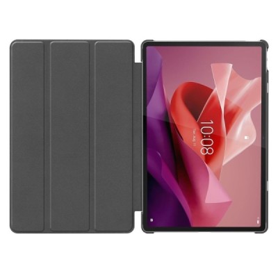 Lenovo Tab P12 12.7" atverčiamas mėlynas odinis dėklas - knygutė | Priedai.lt