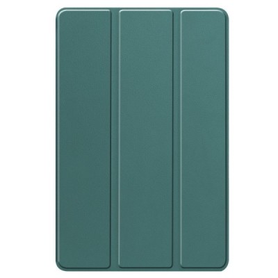 Lenovo Tab P12 12.7" atverčiamas žalias odinis dėklas (sulankstomas) | Priedai.lt