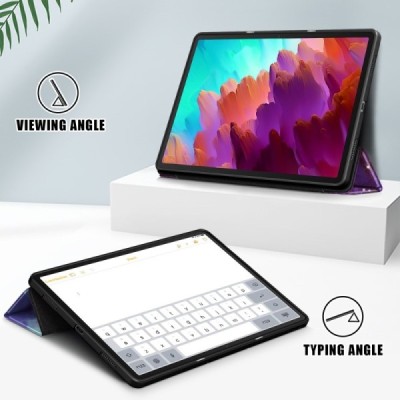 Lenovo Tab P12 12.7" atverčiamas „Cosmo“ spalvotas dėklas - knygutė | Priedai.lt