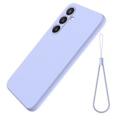 Samsung Galaxy S23 FE (Fan Edition) Shell kieto silikono (TPU) dėklas violetinis - nugarėlė | Priedai.lt