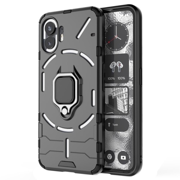 „Kickstand“ sustiprintos apsaugos dėklas - juodas (Nothing Phone 2)