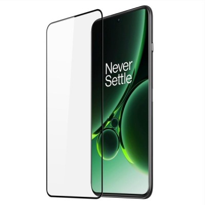 OnePlus Nord 3 „Dux Ducis“ 9H Tempered Glass sustiprintos apsaugos juodas pilnai dengiantis apsauginis ekrano stiklas 2.5D | Pri