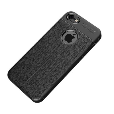 Apple iPhone SE 2016( iPhone 5, iPhone 5S) FOCUS kieto silikono TPU juodas dėklas - nugarėlė | Priedai.lt