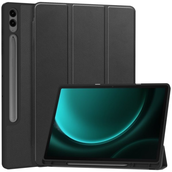 „Stylus“ Flip Book case - black (Galaxy Tab S10+ / S9+ / S9 FE+)