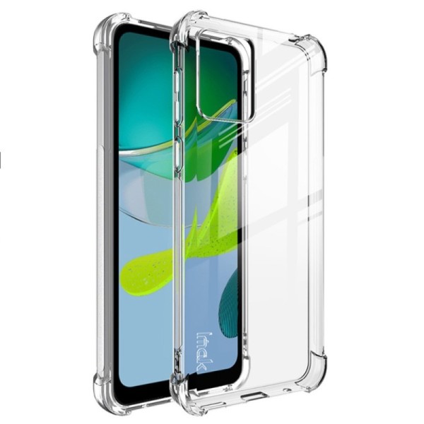 „Imak“ sustiprintos apsaugos kieto silikono (TPU) dėklas - skaidrus (Moto E13)