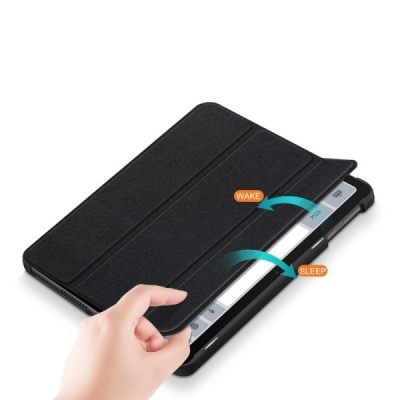 Huawei MatePad SE 10.4'' atverčiamas juodas odinis dėklas (sulankstomas) | Priedai.lt