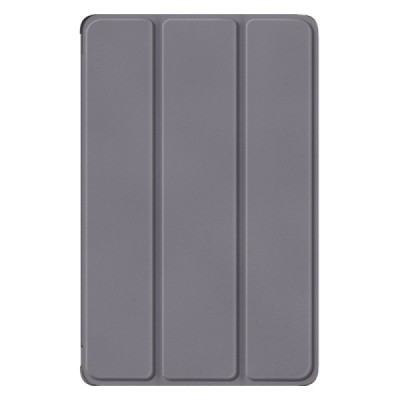 Huawei MatePad SE 10.4'' atverčiamas pilkas odinis dėklas - knygutė (sulankstomas) | Priedai.lt