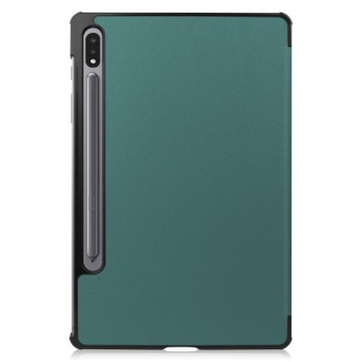 Samsung Galaxy Tab S10+, S9+, S9 FE+ Flip Book Case Cover - Green (foldable) | Priedai.lt
