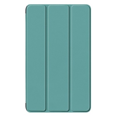 Samsung Galaxy Tab A11 / A9 flip green leather case (foldable) | Priedai.lt