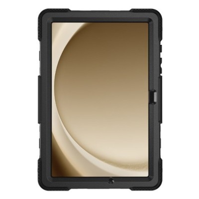 Samsung Galaxy Tab A9+ reinforced protection (360°) black case - back | Priedai.lt