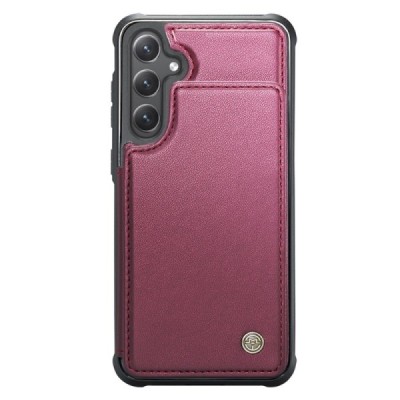 Samsung Galaxy S23 FE (Fan Edition) „CaseMe“ Wallet bordo dėklas - nugarėlė | Priedai.lt