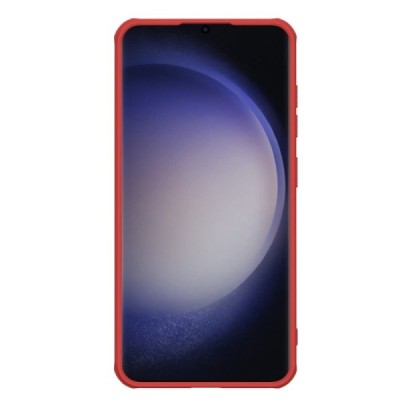 Samsung Galaxy S24+ (SM-S926) „Nillkin“ Frosted Shield Pro raudonas dėklas - nugarėlė | Priedai.lt