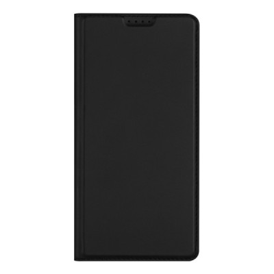 „Dux Ducis“ Skin serijos Samsung Galaxy A05s (SM-A057F) juodas odinis atverčiamas dėklas | Priedai.lt