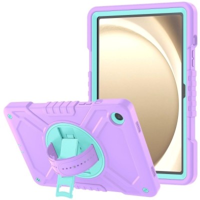 Samsung Galaxy Tab A9+ reinforced protection (360°) colored case - back | Priedai.lt
