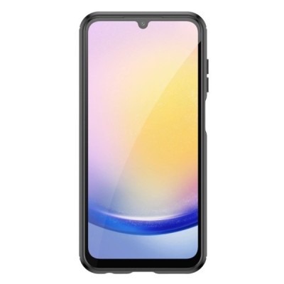 Samsung Galaxy A25 (SM-A256) „Carbon“ kieto silikono TPU juodas dėklas - nugarėlė | Priedai.lt