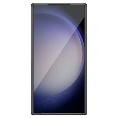 Samsung Galaxy S24 Ultra (SM-S928) „Nillkin“ CamShield Textured Prop juodas dėklas, nugarėlė su kameros apsauga | Priedai.lt