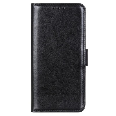 Xiaomi Redmi 13C (Poco C65) atverčiamas juodas odinis dėklas - piniginė | Priedai.lt