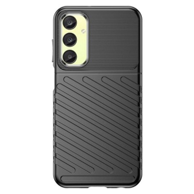 Samsung Galaxy A25 (SM-A256) kieto silikono TPU juodas dėklas - nugarėlė | Priedai.lt