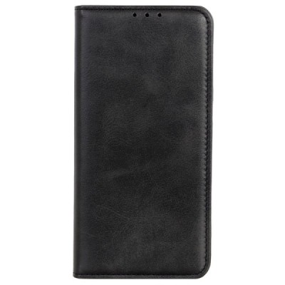 Samsung Galaxy S24 (SM-S921) „Split“ juodas odinis atverčiamas dėklas - knygutė | Priedai.lt