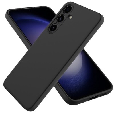 Samsung Galaxy S24 (SM-S921) Shell kieto silikono (TPU) dėklas juodas - nugarėlė | Priedai.lt