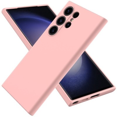 Samsung Galaxy S24 Ultra (SM-S928) Shell kieto silikono (TPU) dėklas rožinis - nugarėlė | Priedai.lt