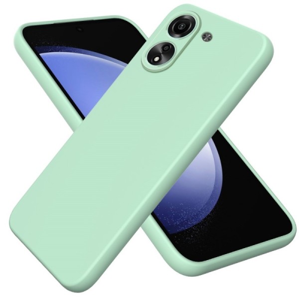 „Shell“ kieto silikono (TPU) dėklas - žalias (Redmi 13C / Poco C65)