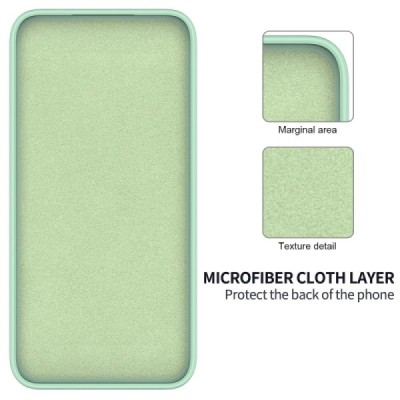 Xiaomi Redmi 13C (Poco C65) Shell kieto silikono (TPU) dėklas žalias - nugarėlė | Priedai.lt