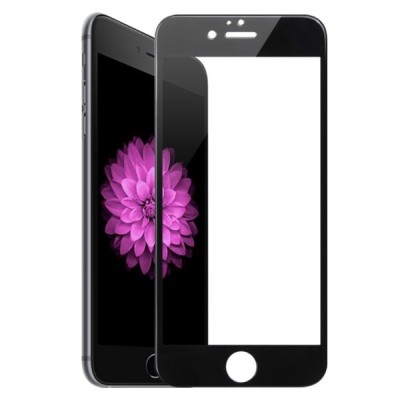 Apple iPhone 6 Plus (iPhone 6s Plus) „Premium“ 9H Tempered Glass sustiprintos apsaugos juodas pilnai dengiantis apsauginis ekran