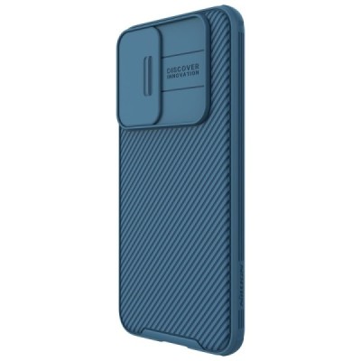 Samsung Galaxy S22 5G (SM-S901X) „Nillkin“ CamShield Pro mėlynas dėklas, nugarėlė su kameros apsauga | Priedai.lt