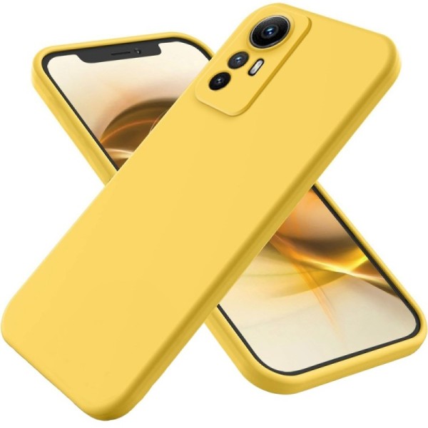 „Shell“ kieto silikono (TPU) dėklas - geltonas (Redmi Note 12S)