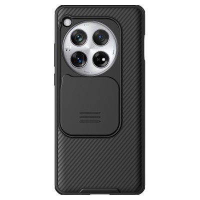 OnePlus 12 „Nillkin“ CamShield Pro juodas dėklas, nugarėlė su kameros apsauga | Priedai.lt