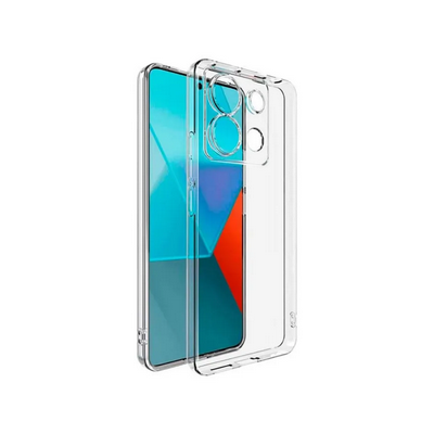Xiaomi Redmi Note 13 4G kieto silikono TPU skaidrus dėklas - nugarėlė | Priedai.lt