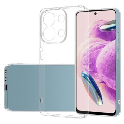 Xiaomi Redmi Note 13 Pro 4G (Poco M6 Pro) kieto silikono TPU skaidrus dėklas - nugarėlė | Priedai.lt