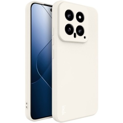 Xiaomi 14 „Imak“ kieto silikono TPU smėlio spalvos dėklas - nugarėlė | Priedai.lt