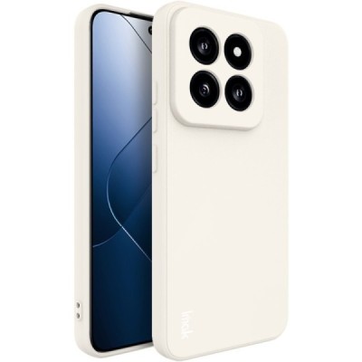 Xiaomi 14 Pro „Imak“ kieto silikono TPU smėlio spalvos dėklas - nugarėlė | Priedai.lt