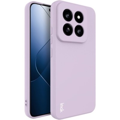 Xiaomi 14 Pro „Imak“ kieto silikono TPU violetinis dėklas - nugarėlė | Priedai.lt