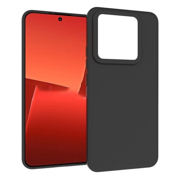 Kieto silikono (TPU) dėklas - juodas (Xiaomi 14 Pro)