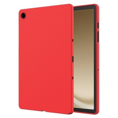 Samsung Galaxy Tab A9+ Shell hard silicone TPU red case - back | Priedai.lt