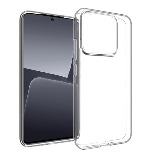 Kieto silikono (TPU) dėklas - skaidrus (Xiaomi 14)
