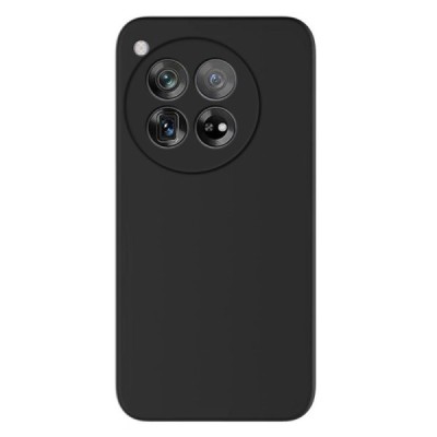 OnePlus 12 Shell kieto silikono (TPU) dėklas juodas - nugarėlė | Priedai.lt