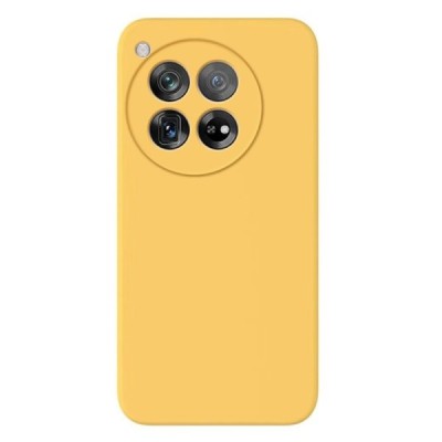 OnePlus 12 Shell kieto silikono (TPU) dėklas geltonas - nugarėlė | Priedai.lt