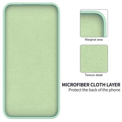 Xiaomi 14 Pro Shell kieto silikono (TPU) dėklas žalias - nugarėlė | Priedai.lt