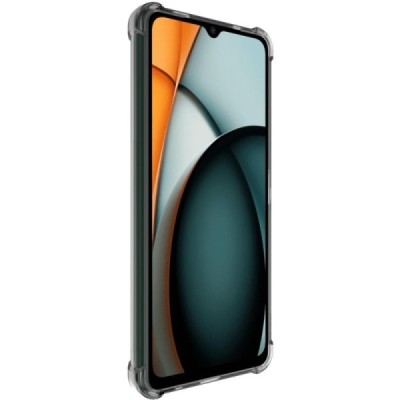 Xiaomi Redmi A3 (Poco C61) Imak sustiprintos apsaugos kieto silikono TPU pilkas dėklas - nugarėlė | Priedai.lt